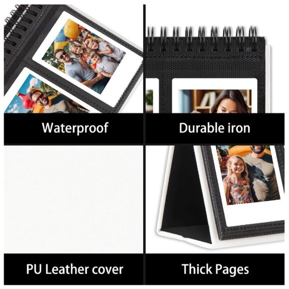 Ruibytree Desk Calendar Style Photo Album with 96 Pockets for Fujifilm 3-PCK - Picture 3 of 6